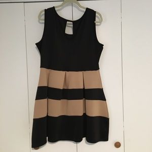 3XL Black and Tan Dress